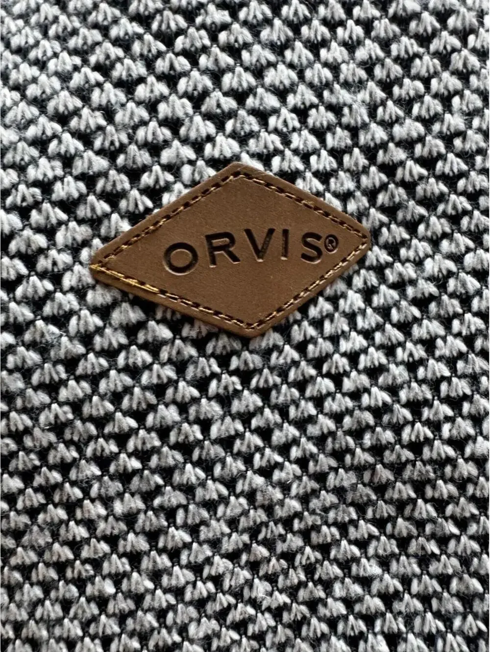 Orvis Sherpa Fleece Pullover Mens Medium Gray 1/4‎ Zip Sweater Heavy Knit Lined